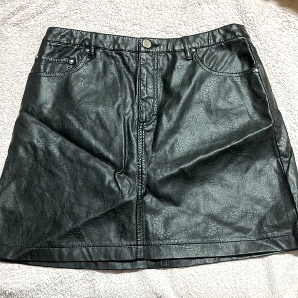 Glassons Skirts Glassons Leather Skirt Poshmark